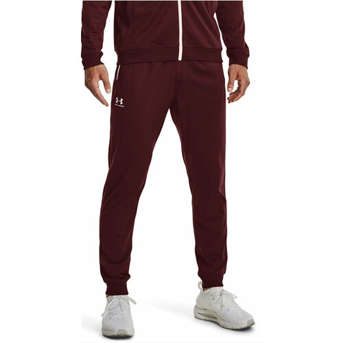 фото Брюки джоггеры under armour sportstyle joggers, размер xs, белый, бордовый