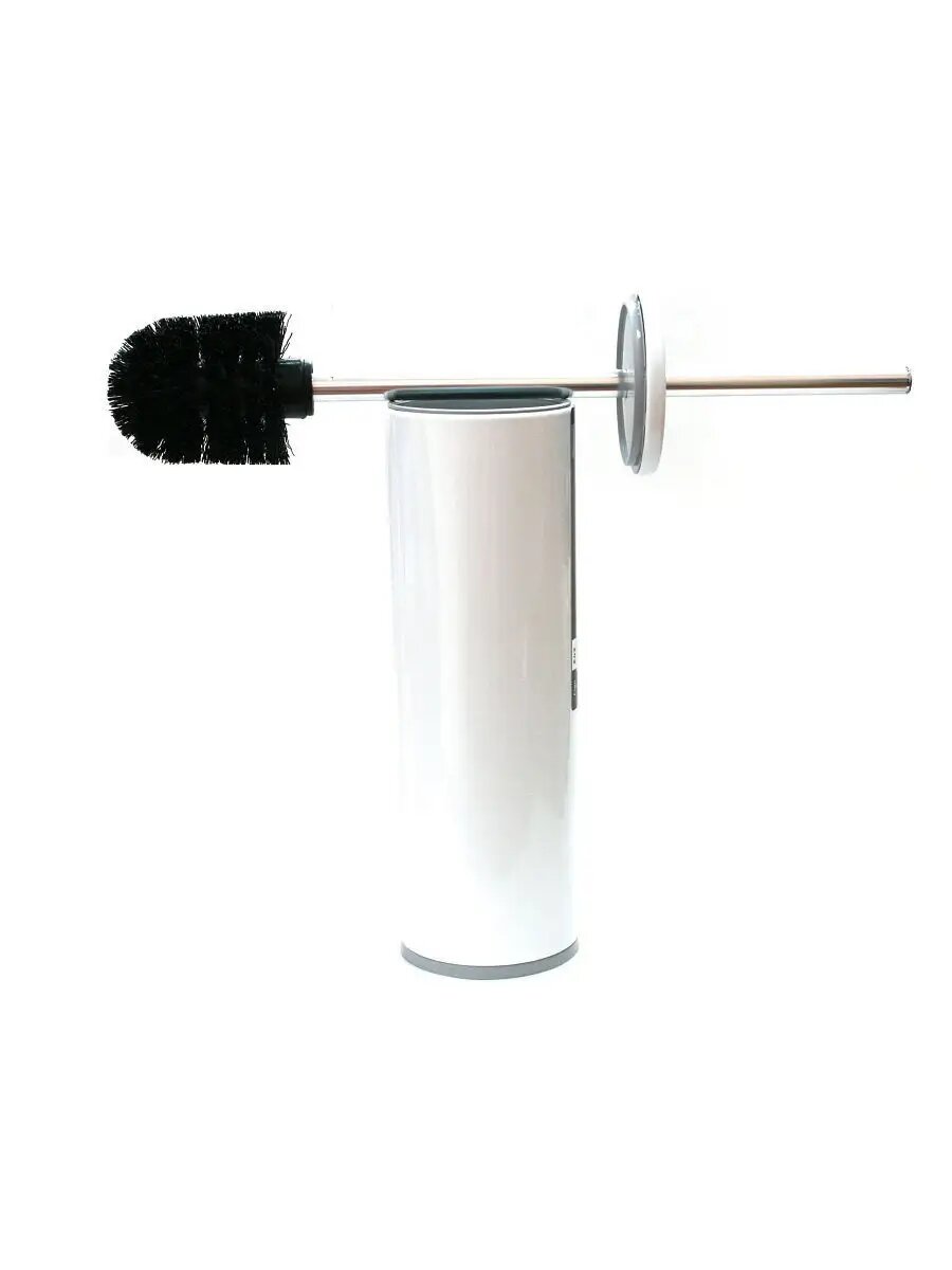 Ершик для чистки унитаза PRIMANOVA нержавеющая сталь/пластик серый напольный
