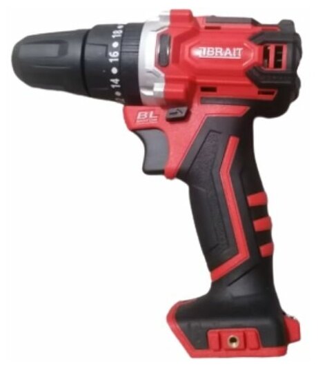 Аккумуляторная дрель BRAIT BCD20SSBL (18В Li-on, 2 АКБ х 2Ач; ЗУ) — фото 1