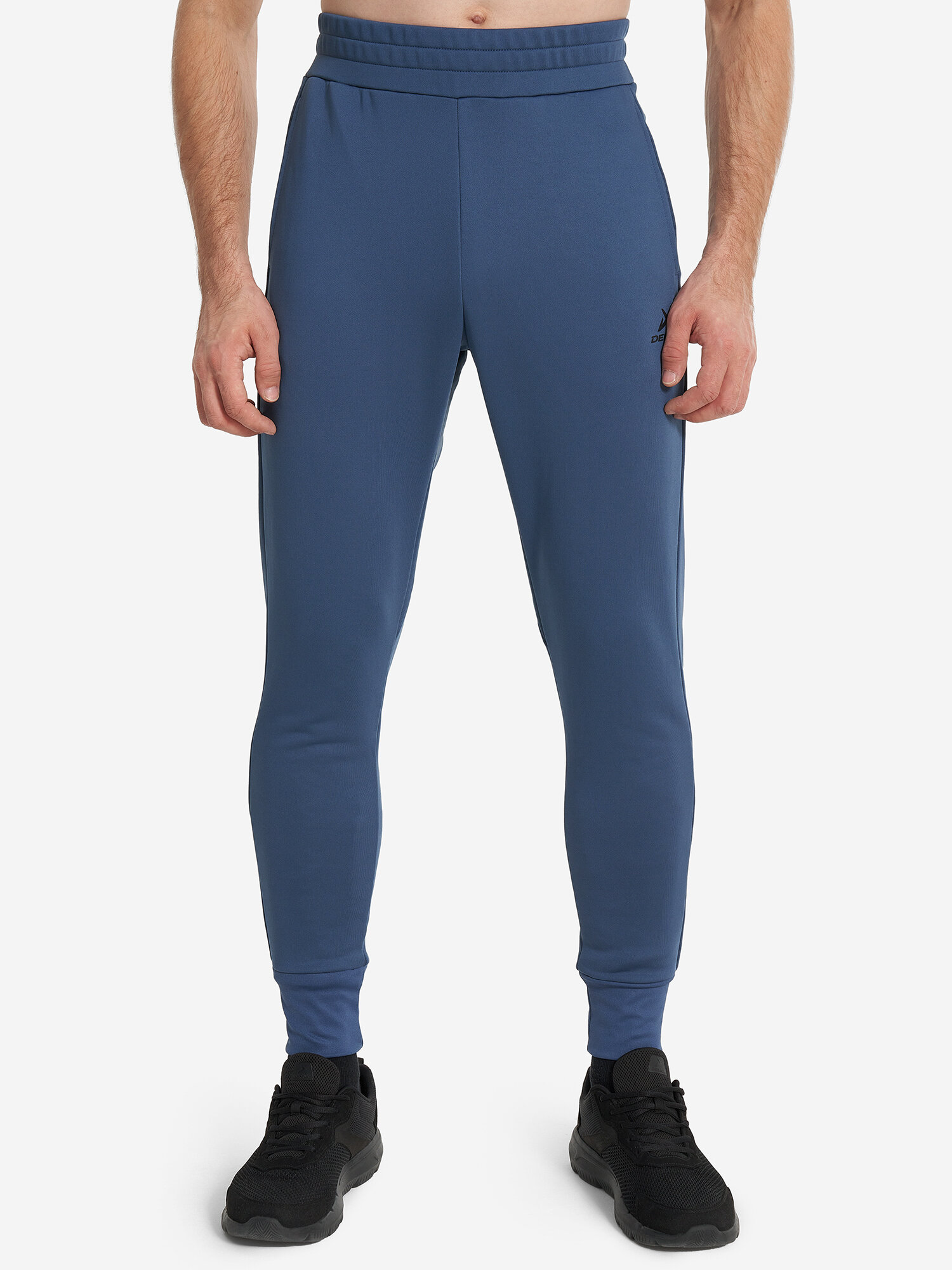 Брюки спортивные Demix M D Training GYM Knit Pants, размер 46, морской — фото 1