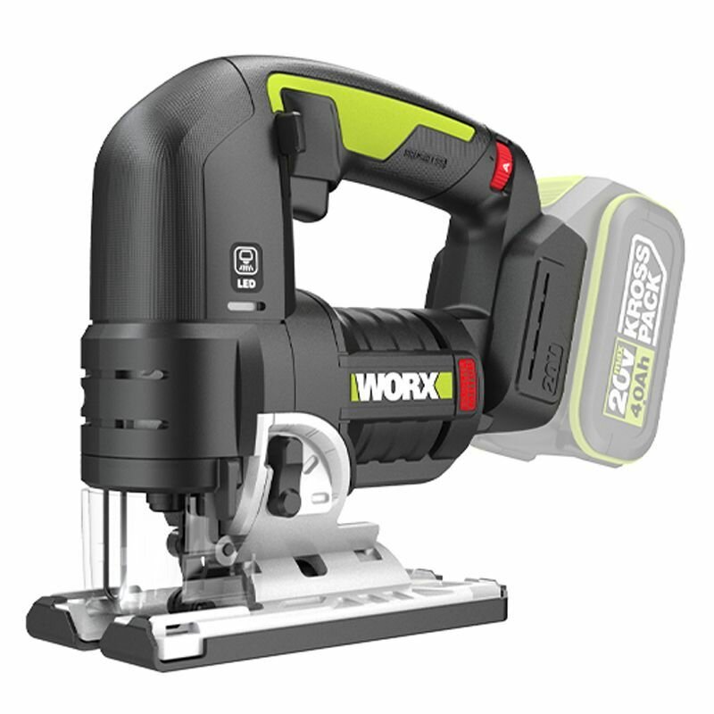 Лобзик-сабельная пила аккумуляторный WORX WU550 350-3500 об/мин Без зарядного устройства и аккумулятора