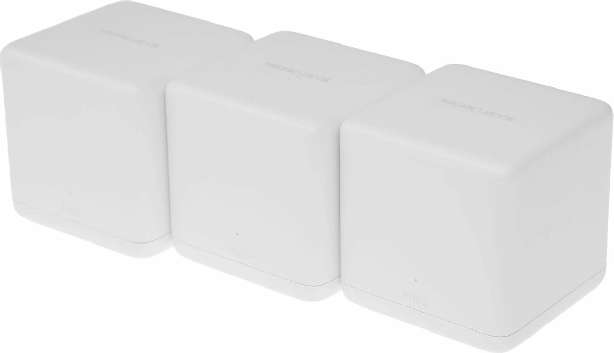Бесшовный Mesh роутер MERCUSYS Halo H30G(3-pack), AC1300, белый, 3 шт. в комплекте