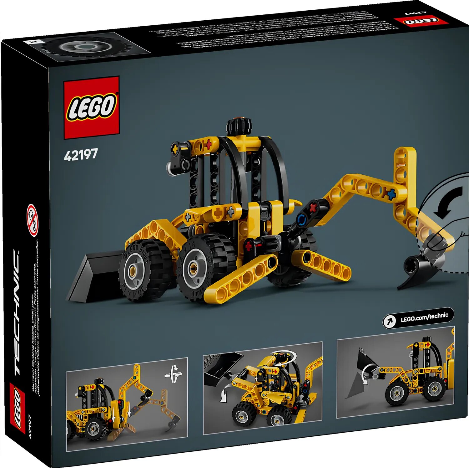 Конструктор LEGO Technic 42197 Конструктор Экскаватор-погрузчик — фото 1
