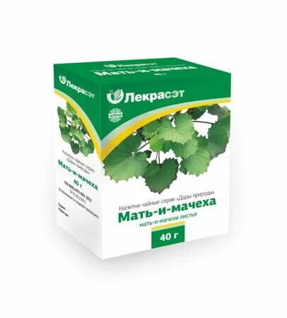 Картинки Мать-и-мачеха, листья 40 грамм (ЛекраСэт) (производство Алтай)