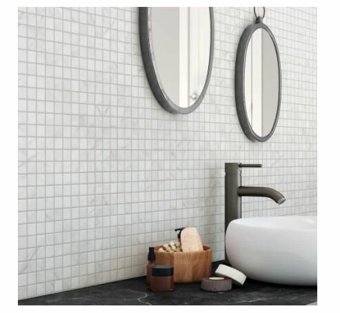 Мозаика мраморная KREAFORTA белый 300x300x8 мм