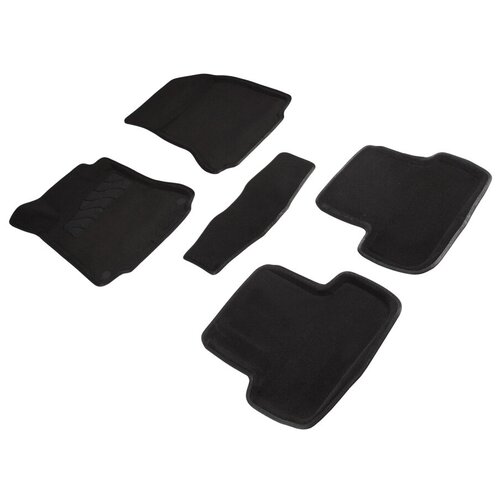 фото Ворсовые 3d коврики в салон seintex для mercedes- benz a- class w176 / gla- class x156 / cla- class c117 / b- class w246 2014-2018 (черные)