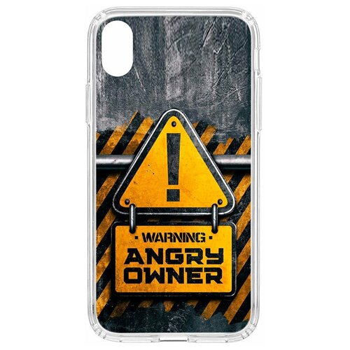 фото Чехол для apple iphone xr kruche print angry owner / чехол для apple iphone / чехол с рисунком / чехол с принтом / чехол для айфон / бампер на айфон / чехол накладка для iphone / противоударная накладка для iphone / защита для iphone / защита на айфон / cиликоновый чехол для iphone / пластиковый чехол на iphone / защитный чехол для iphone кruче