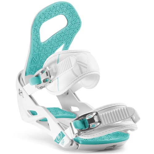 фото Крепления для сноуборда nidecker ela, xs, white/mint