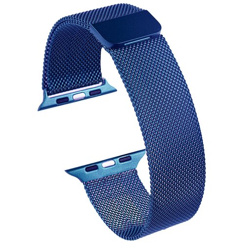 Ремешок для Apple Watch. Миланская петля на магните. Синий. Apple Watch 42/44 mm.