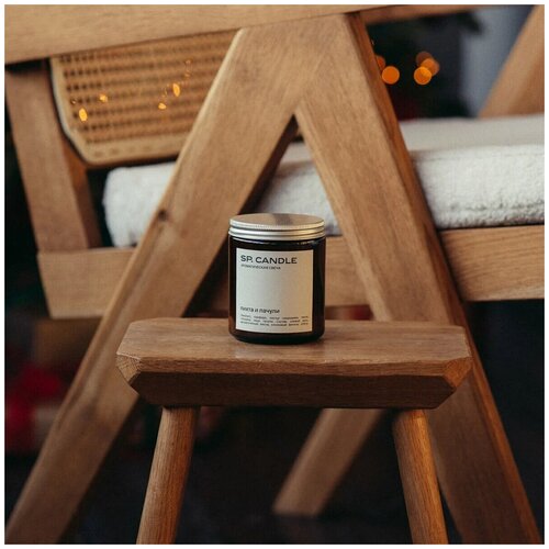 Ароматическая свеча SP Candle Пихта/пачули, 220 г