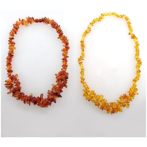 Колье Балтийское золото, янтарь