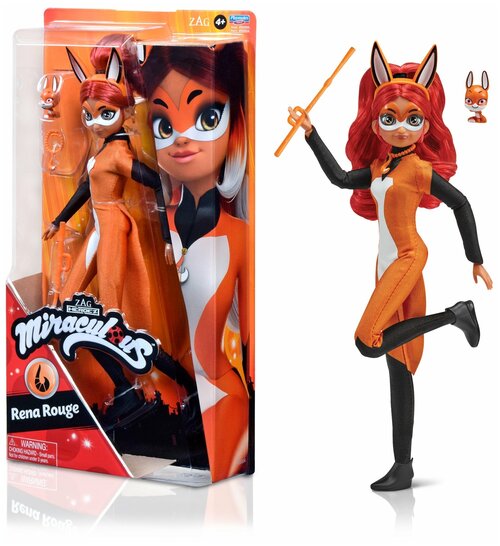 Кукла Miraculous Rena Rouge с аксессуарами Рена Руж 27 см P50004