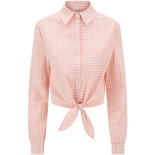 Блуза  GUESS, размер L, розовый