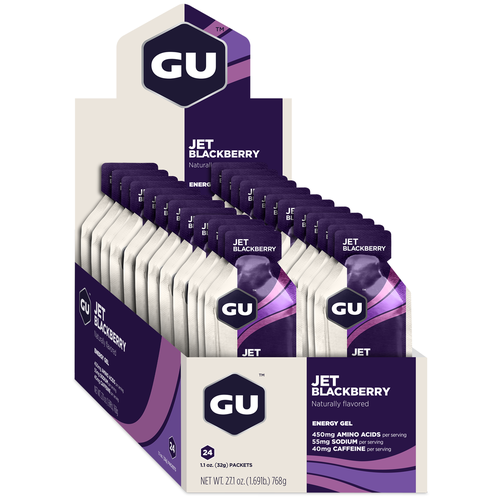 Гель питьевой GU ENERGY GU ORIGINAL ENERGY GEL 40mg caffeine 24 стика x 32 г, Ежевика Джет гель питьевой gu energy gu original energy gel 40mg caffeine 32 г эспрессо лав