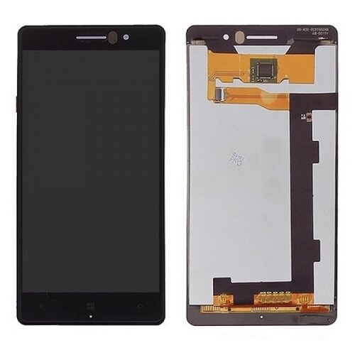 Дисплей (экран) в сборе с тачскрином для Nokia Lumia 830 чёрный original bl 4ul 1200mah replacement battery for nokia lumia 225 330 rm 1172 rm 1011 rm 1126 rm 1012 bl4ul li polymer batteries