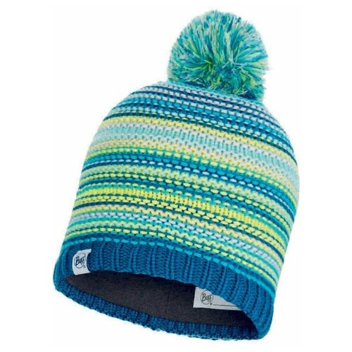 фото Шапка buff jr knitted & polar hat amity one size turquoise