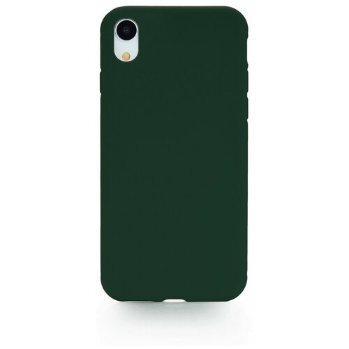 фото Чехол накладка iphone xr 6.1" gurdini soft lux силикон (14) темно зеленый