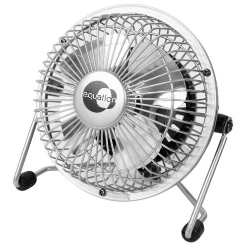 Вентилятор настольный 15 Вт D10 см цвет нержавеющая сталь 112700₽