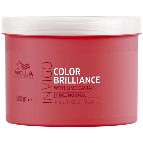 Wella Invigo Color Brilliance Маска-уход для окрашенных тонких и нормальных волос,500мл