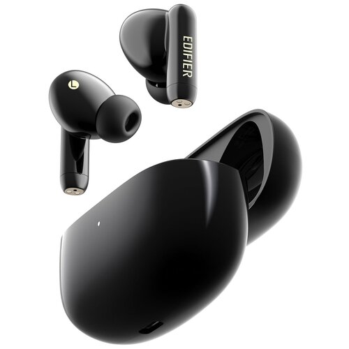 Беспроводные блютуз наушники с шумоподавлением Гарнитура вкладыши Edifier с кейсом черные 399000₽