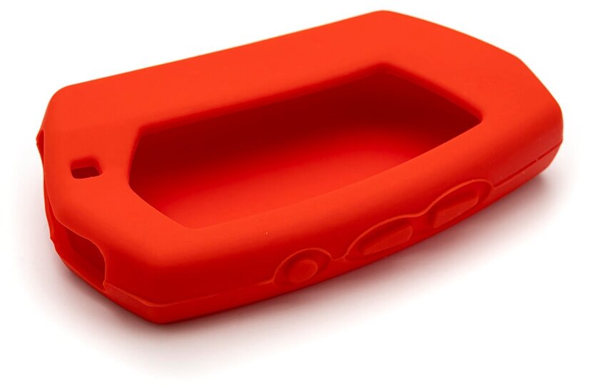 Чехол силиконовый Carprime для брелока ( пульта ) автосигнализации Pandora DX-90 (Цвет красный)
