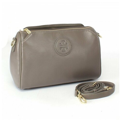 фото Сумка женская натуральная кожа opi-1124, 3отд, плечевой ремень, капучино 238833 аделия