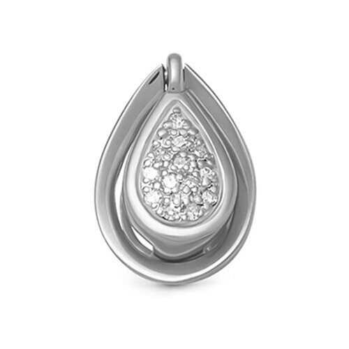 фото Подвеска с 13 бриллиантами 0.052 карат из белого золота 82265 vesna jewelry