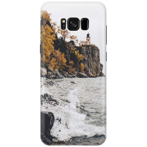 фото Силиконовый чехол на samsung galaxy s8+ / s8 plus / самсунг с8 плюс с принтом "северный маяк" gosso
