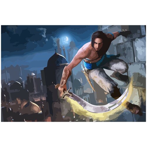 Картина по номерам на холсте Prince of Persia - 1 картина по номерам на холсте prince of persia 4