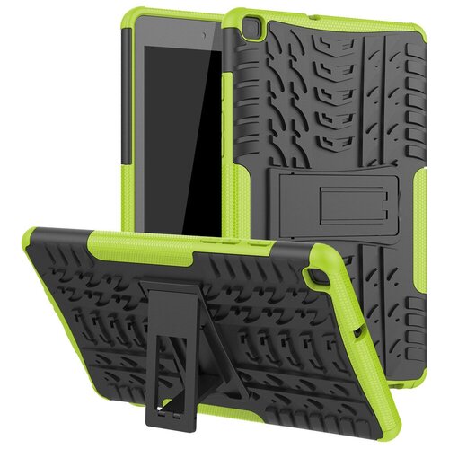 фото Чехол-бампер mypads для samsung galaxy tab s6 10.5 sm-t860/t865 противоударный усиленный ударопрочный зеленый