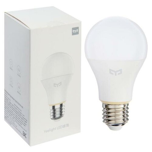 Yeelight Умная лампочка Yeelight LED Bulb, Е27, A60, 6 Вт, 500 Лм, 2700-6500 К