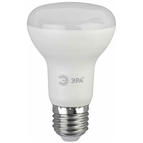 Лампа светодиодная ЭРА E27 8W 6000K матовая LED R63-8W-860-E27 Б0048024