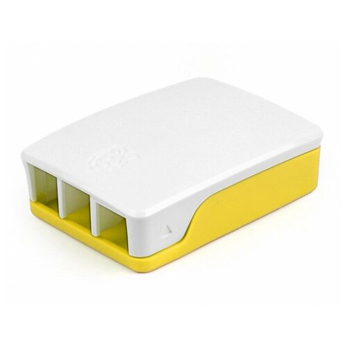 Корпус Qumo ABS Plastic, Raspberry Pi 4, White+Yellow(RS032) RS032 .