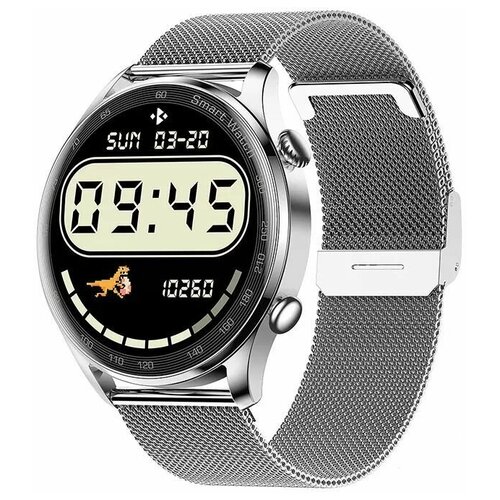 Фитнес смарт-браслет Wonlex AK32 Bluetooth для фитнеса и спорта серебро водонепроницаемый 569000₽