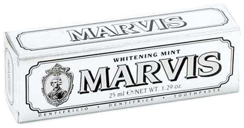 Зубная паста Marvis Whitening Mint, 85 мл — купить в интернет-магазине по низкой цене на Яндекс Маркете