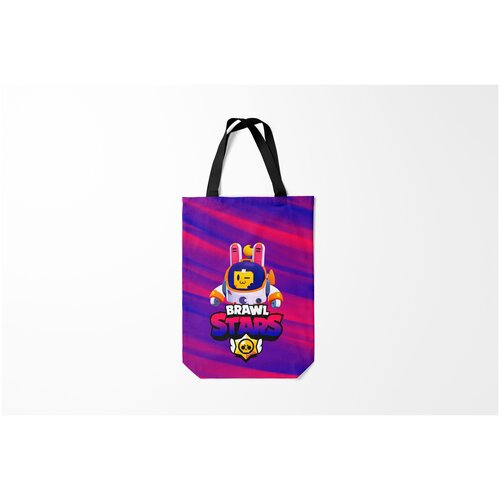 фото Сумка-шоппер / 31х42 см / геймерам / brawl stars лунный спрут burnettie