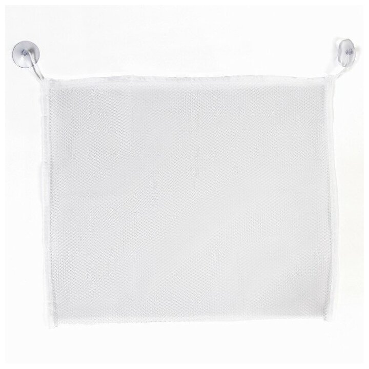 фото Крошка Я Сетка для хранения игрушек в ванной, цвет белый