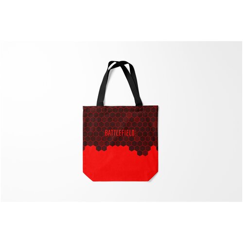 фото Сумка-шоппер / 40х40 см / геймерам / battlefield 2042 hexagon burnettie
