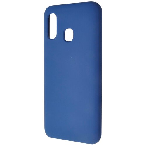 фото Чехол- накладка для samsung a405f a40 silicone case nl op темно- синий (8)