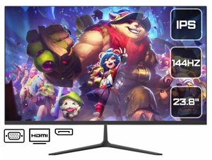 23.8" Монитор Lime T238 Black (IPS, 1920x1080, HDMI+DP+USB+Audio out +DC, 144Hz)