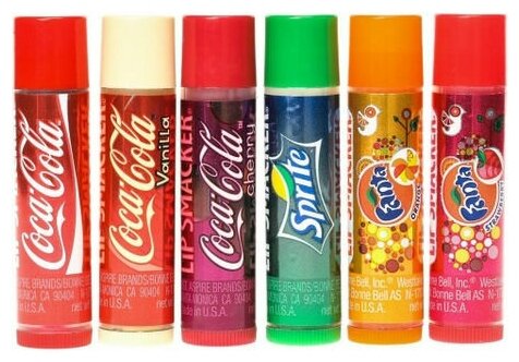 Lip Smacker Набор Classic Can, 4 г 6 шт.