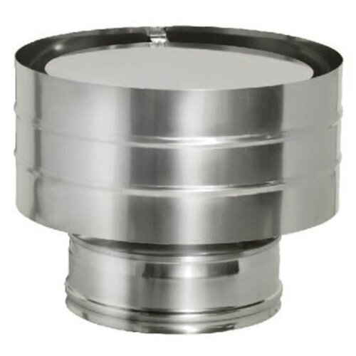 Дефлектор Дымок d150х230 мм без изоляции AISI 439 замок стержневой утапливаемый диаметр 16 мм без трубы нержавеющая сталь артикул з 301016у rst