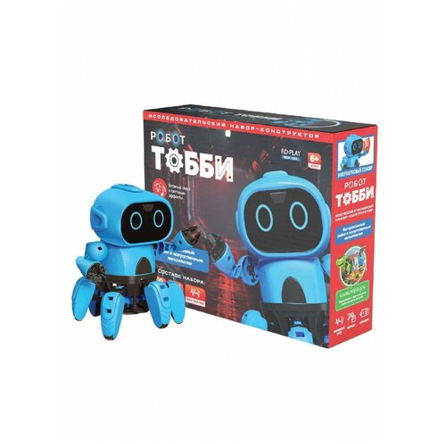 Танцующий робот Тобби на лапках паука Детская интерактивная игрушка со светом и звуком НД Плэй 700₽