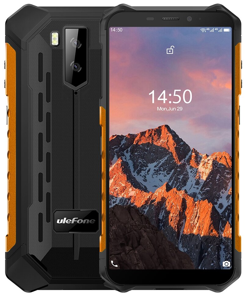 Смартфон Ulefone Armor X5 Pro 4/64 ГБ, оранжевый