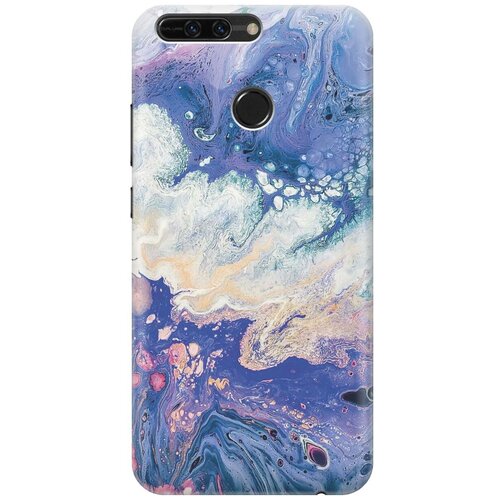 фото Силиконовый чехол на sony xperia l1 / сони иксперия л1 с принтом "фиолетовый мрамор" gosso