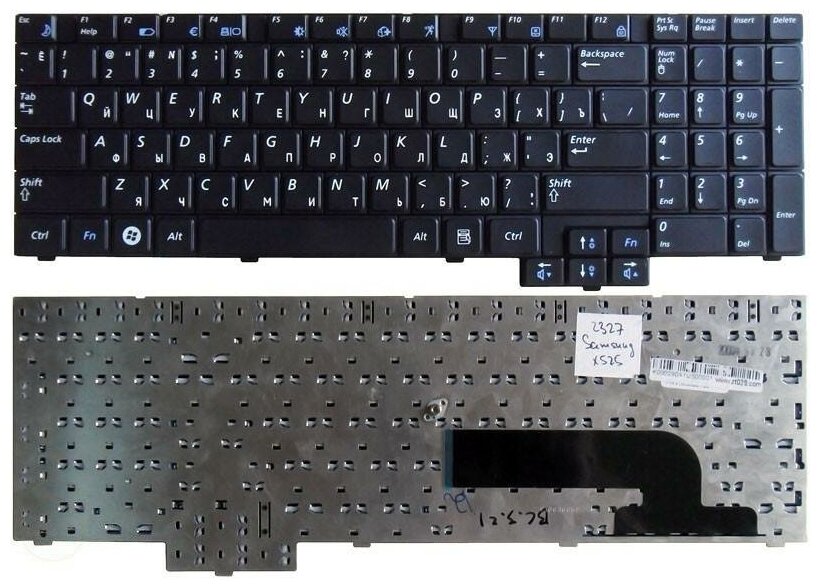 Клавиатура для ноутбука Samsumg NP-X520-JB01RU черная