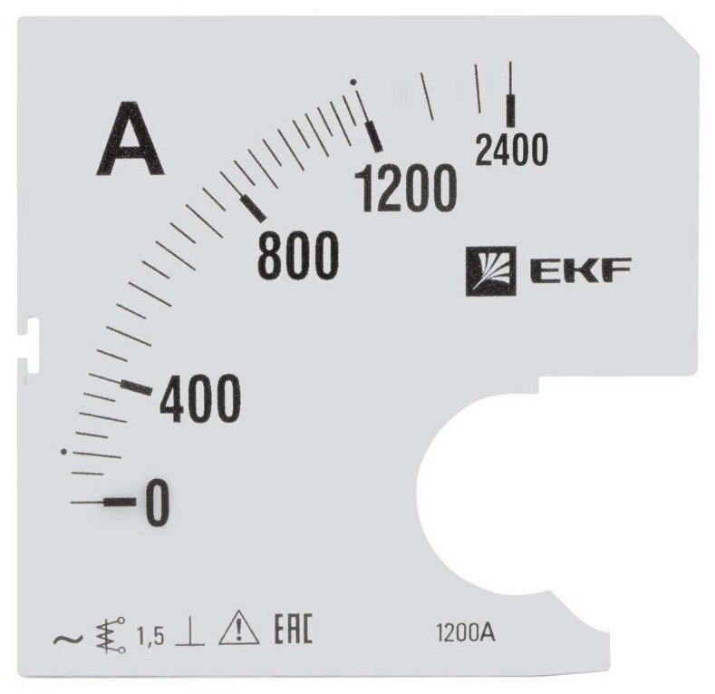 Шкала сменная для A721 1200/5А-1.5 PROxima EKF s-a721-1200 1шт