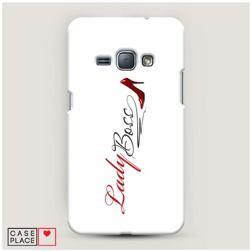 фото Чехол пластиковый samsung galaxy j1 2016 lady boss case place