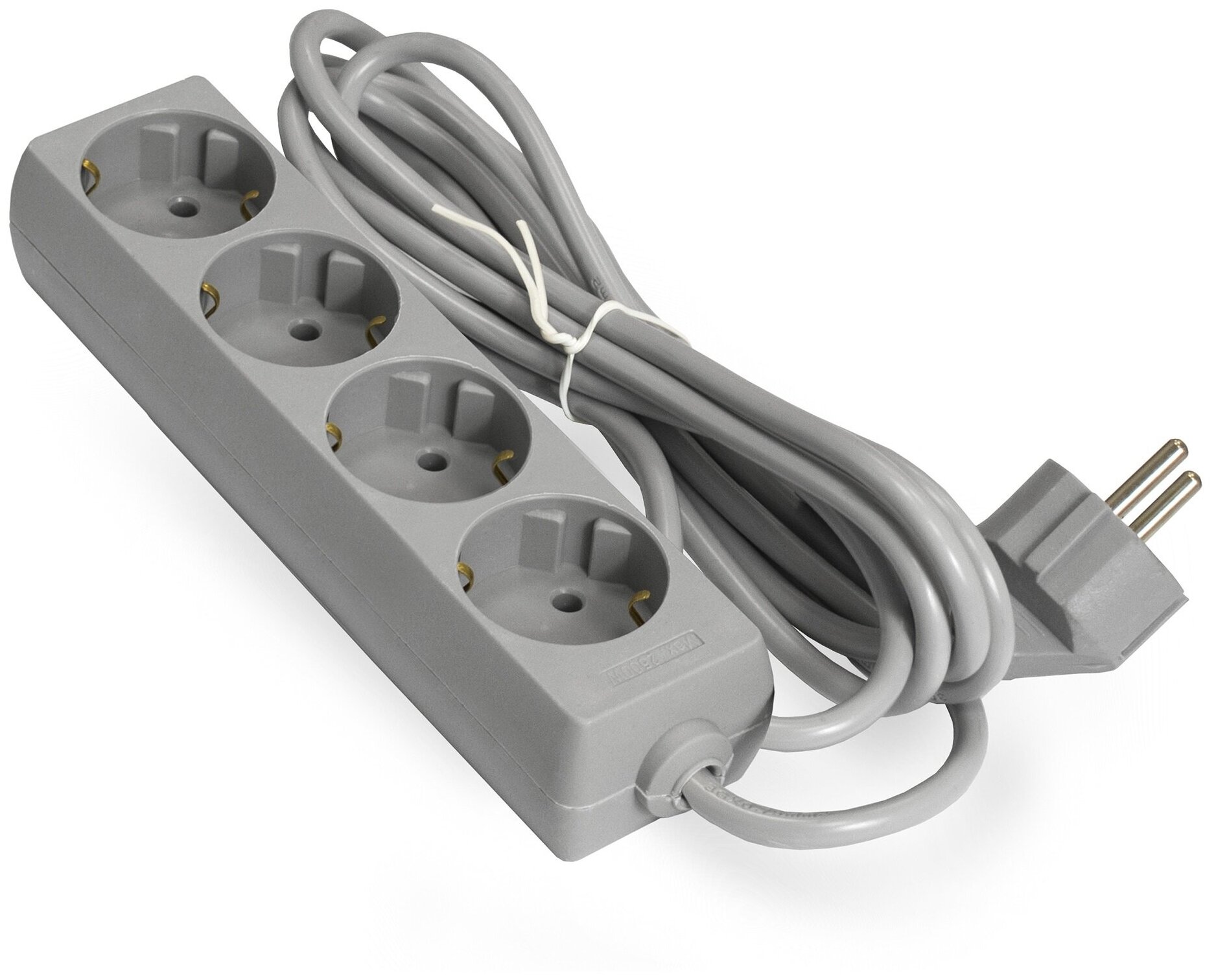 Удлинитель ExeGate ECE-4-1.8G 4 Sockets 1.8m Grey EX285811RUS