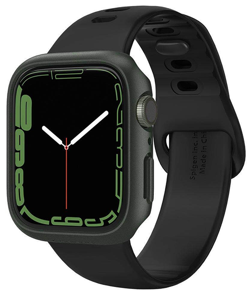 Чехол для корпуса Spigen Thin Fit для Apple Watch 7 45 мм ACS04175 зеленый